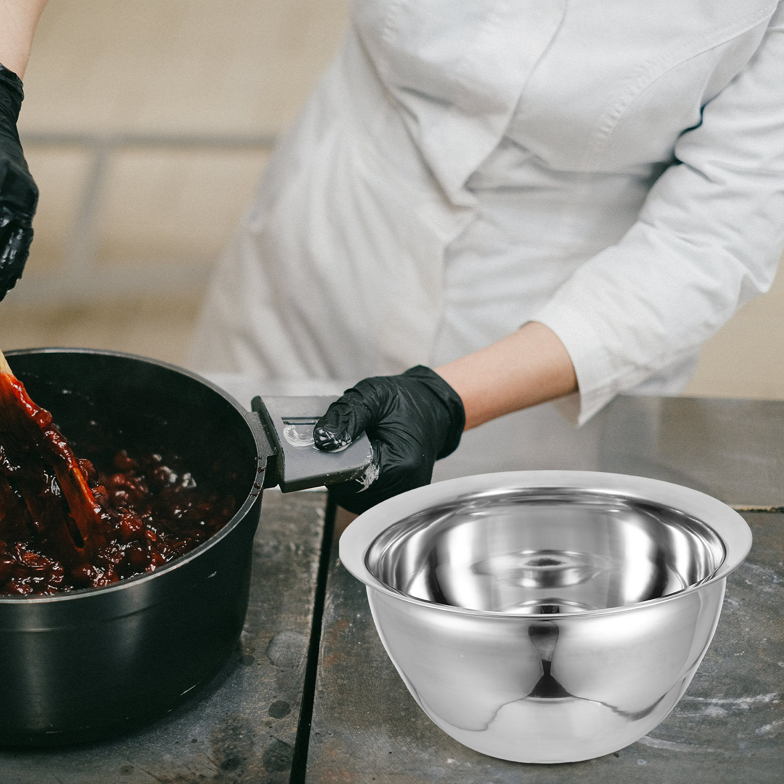 ชามสลัดสแตนเลส 7 ลิตร ชามผสมอา - Food Storage In Stainless Steel บทวิจารณ์และราคา