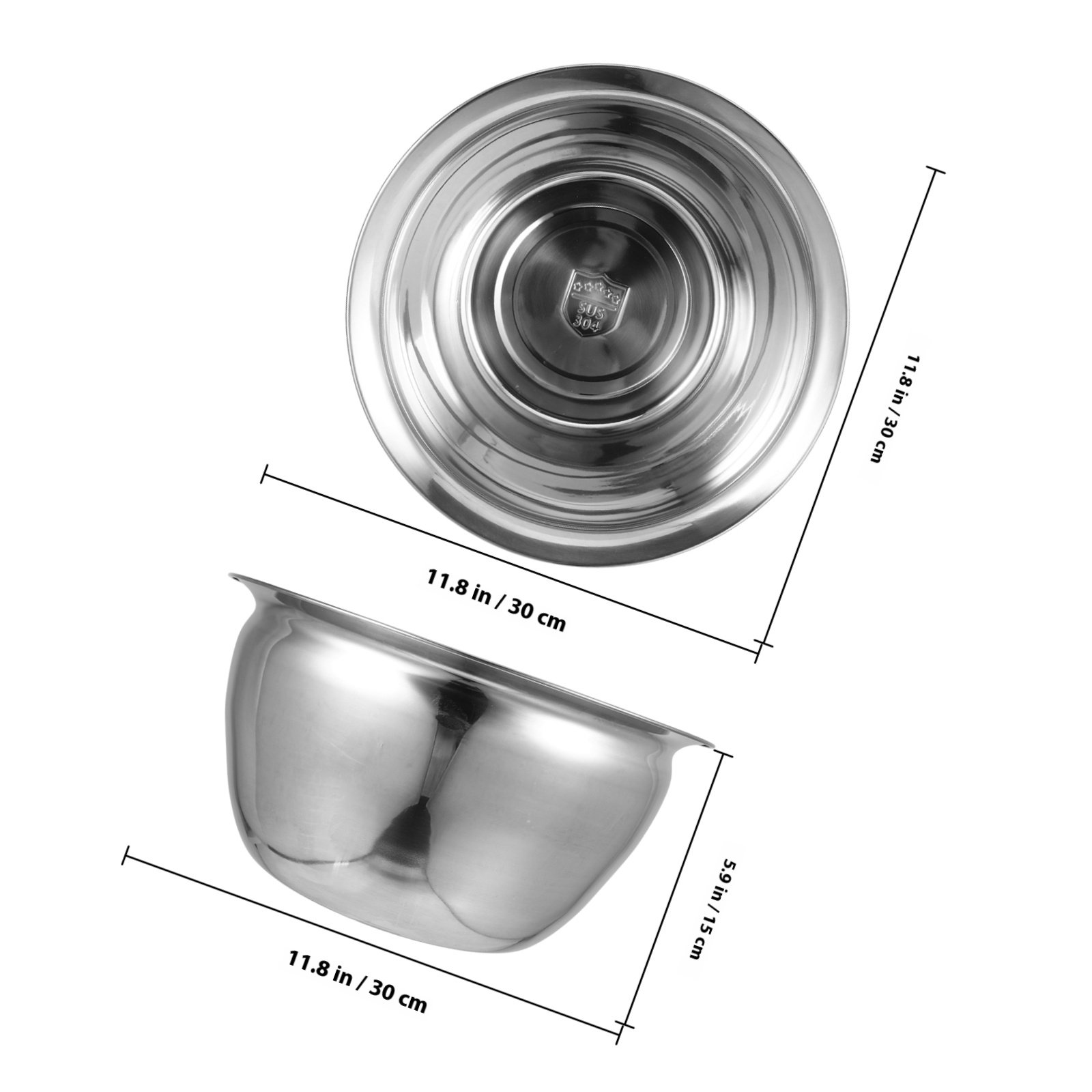 ชามสลัดสแตนเลส 7 ลิตร ชามผสมอา - Food Storage In Stainless Steel บทวิจารณ์และราคา