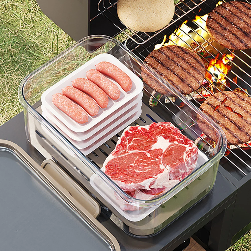 ภาชนะเก็บอาหารแบบพกพาขนาดใหญ่ค - Food Storage Containers Plastic Box บทวิจารณ์และราคา