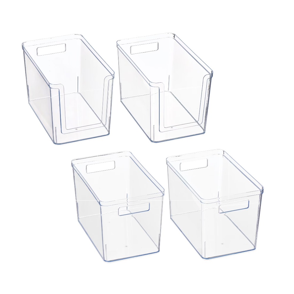 ชุดกล่องเก็บของพลาสติกใสสำหรับ - Food Storage Kitchen Cabinet บทวิจารณ์และราคา