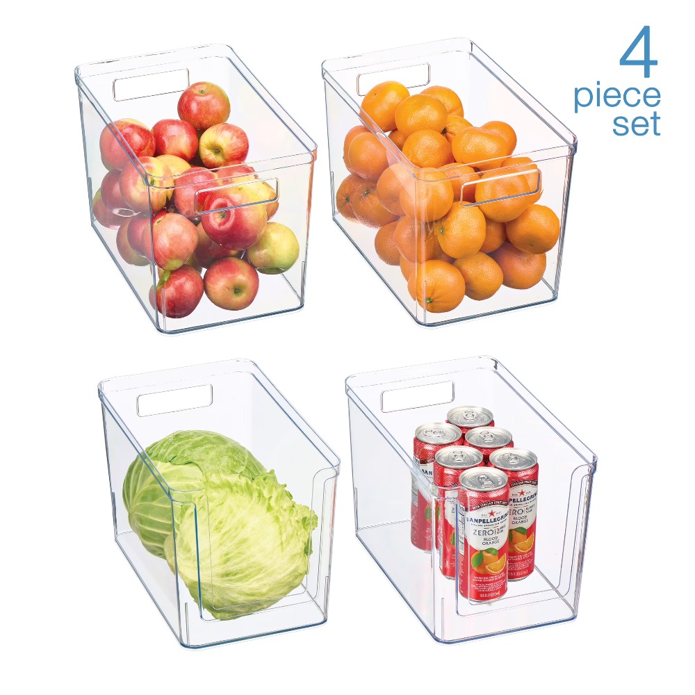 ชุดกล่องเก็บของพลาสติกใสสำหรับ - Food Storage Kitchen Cabinet บทวิจารณ์และราคา