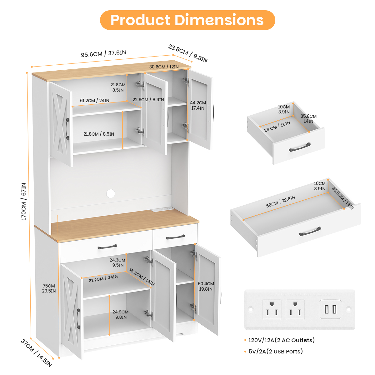 ตู้เก็บอาหารขนาด 67 นิ้วสำหรับ - Food Storage In Cabinets บทวิจารณ์และราคา