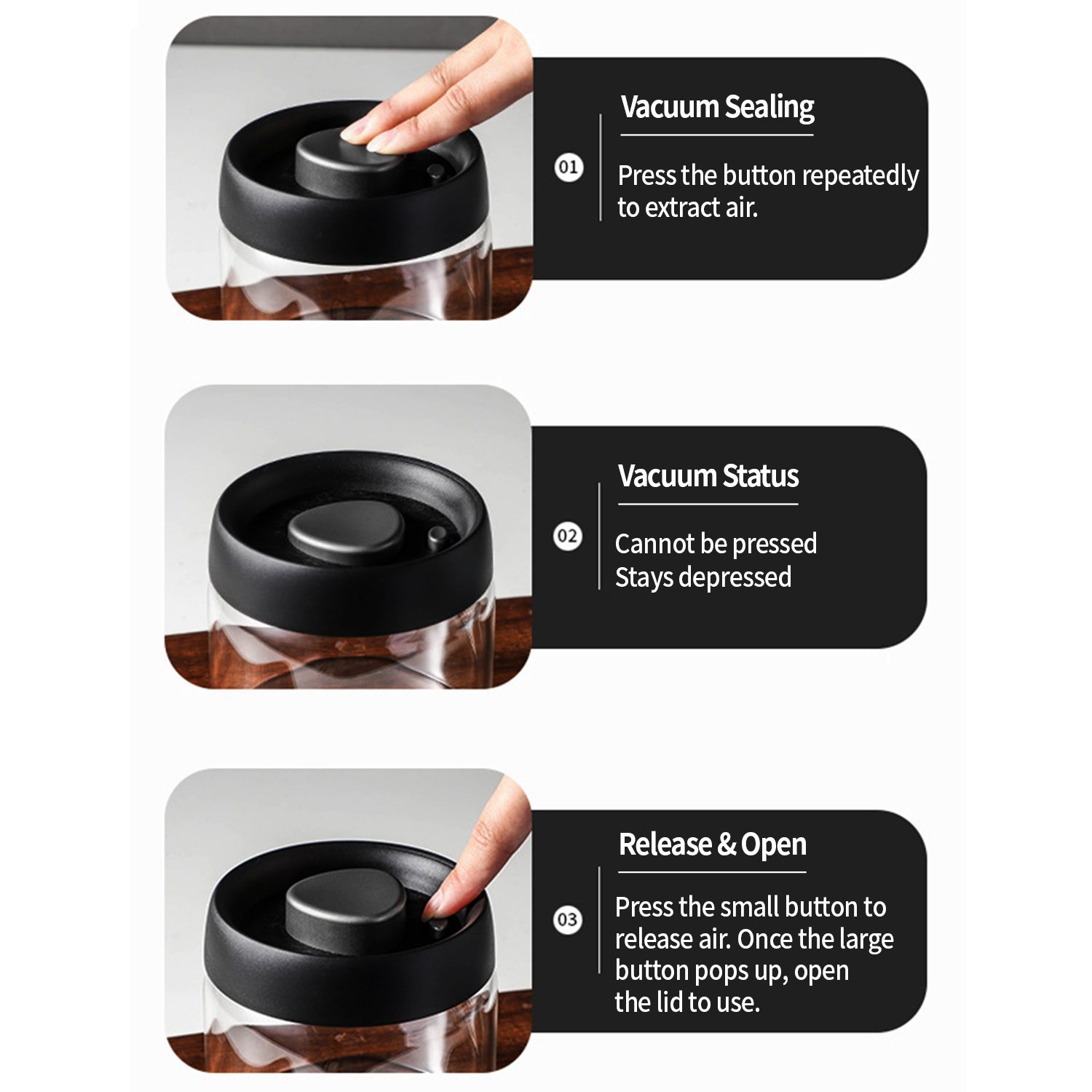 OANKR กระป๋องกาแฟสูญญากาศ 500  - Food Storage Order บทวิจารณ์และราคา