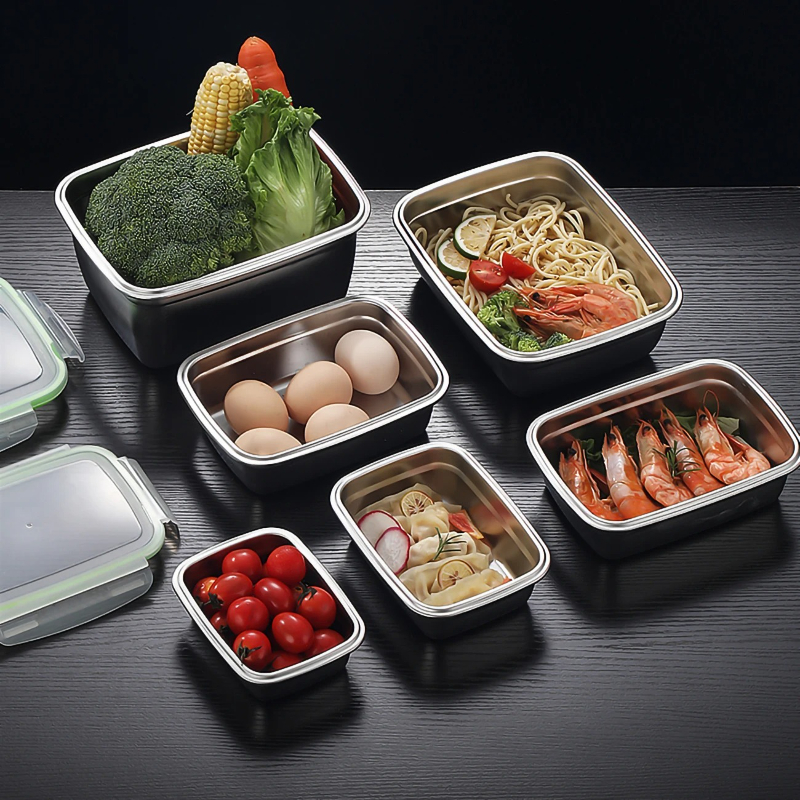 ชุดกล่องอาหารกลางวันสแตนเลส 30 - Food Storage In Stainless Steel บทวิจารณ์และราคา