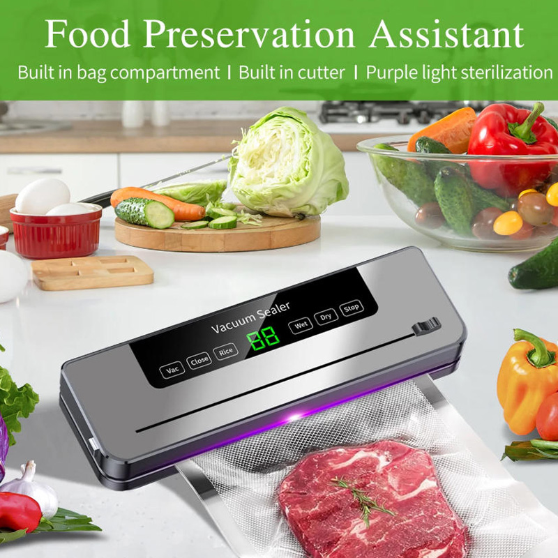 เครื่องซีลสูญญากาศไฟฟ้า Mi สำห - Food Storage Vacuum Sealer Machine บทวิจารณ์และราคา
