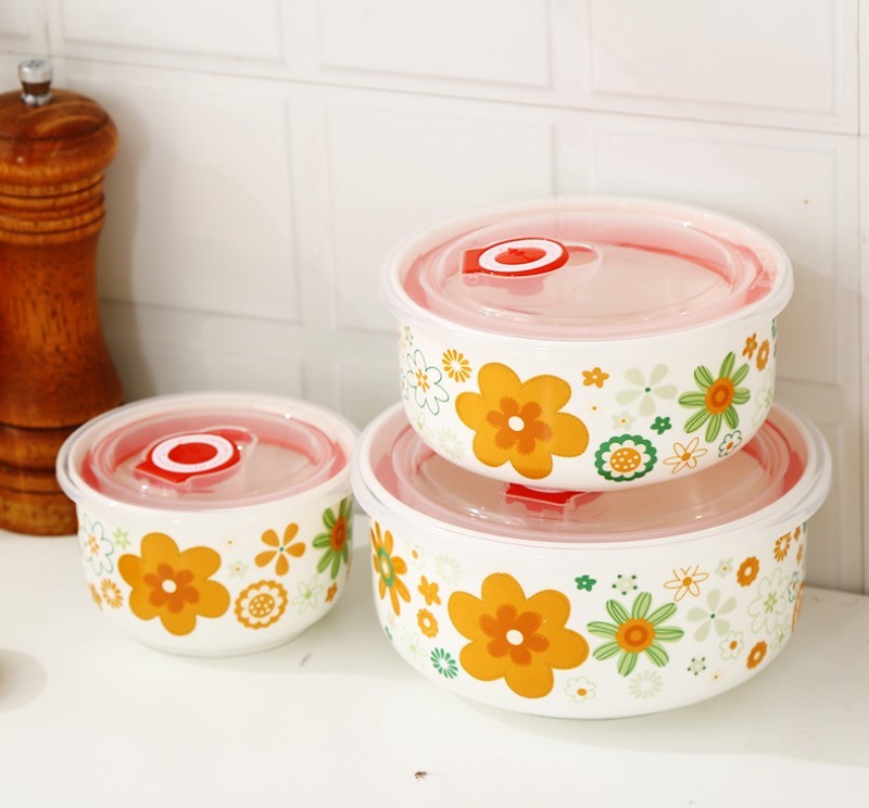 สามชิ้นชุด,Fine กระเบื้องจีนกล - Food Storage Hot บทวิจารณ์และราคา