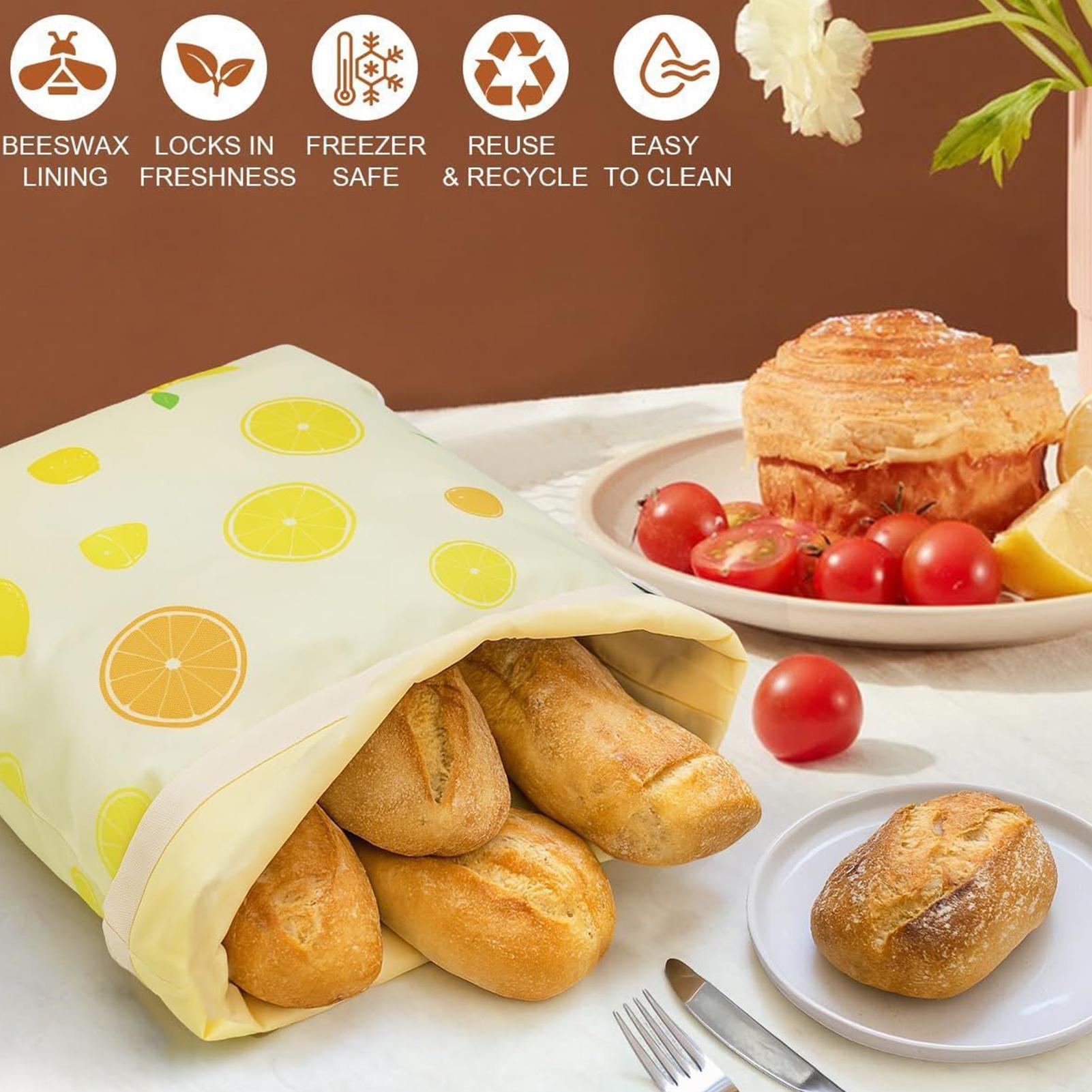 ถุงขนมปังนำมาใช้ใหม่ ถุงเก็บอา - Food Storage Bag บทวิจารณ์และราคา