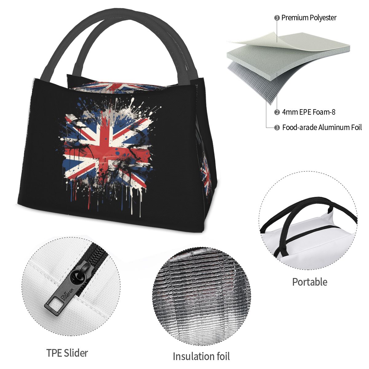 ธงยูเนี่ยนแจ็คของสหราชอาณาจักร - Food Storage Uk บทวิจารณ์และราคา
