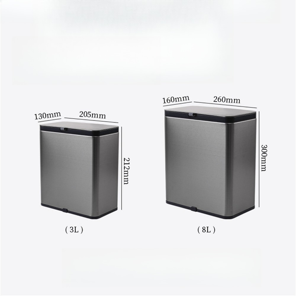 ถังขยะสแตนเลสแบบแขวนติดตู้ครัว - Food Storage Kitchen Cabinet บทวิจารณ์และราคา
