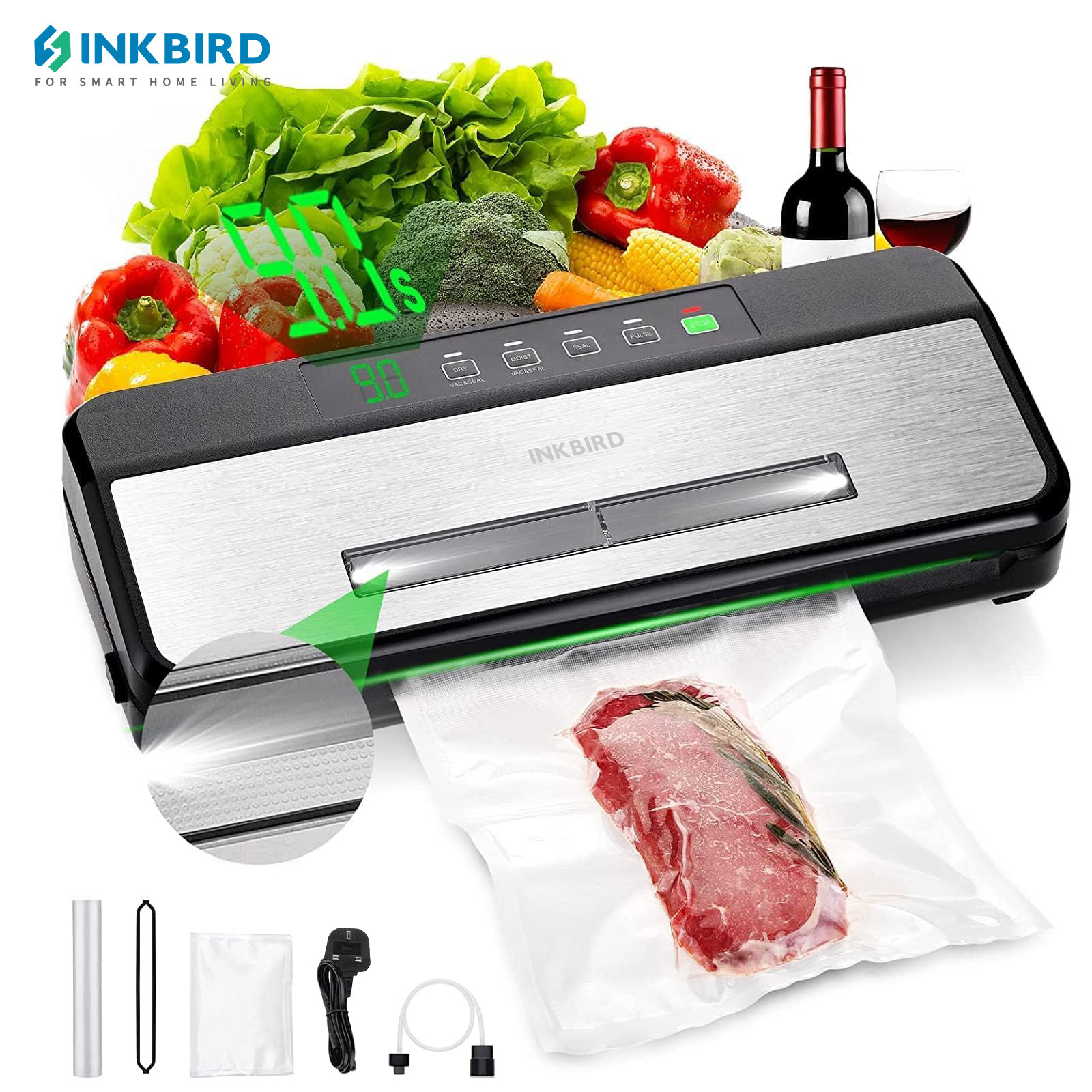 IKBIRD 3rd เครื่องซีลสูญญากาศ  - Food Storage Vacuum Sealer Machine บทวิจารณ์และราคา