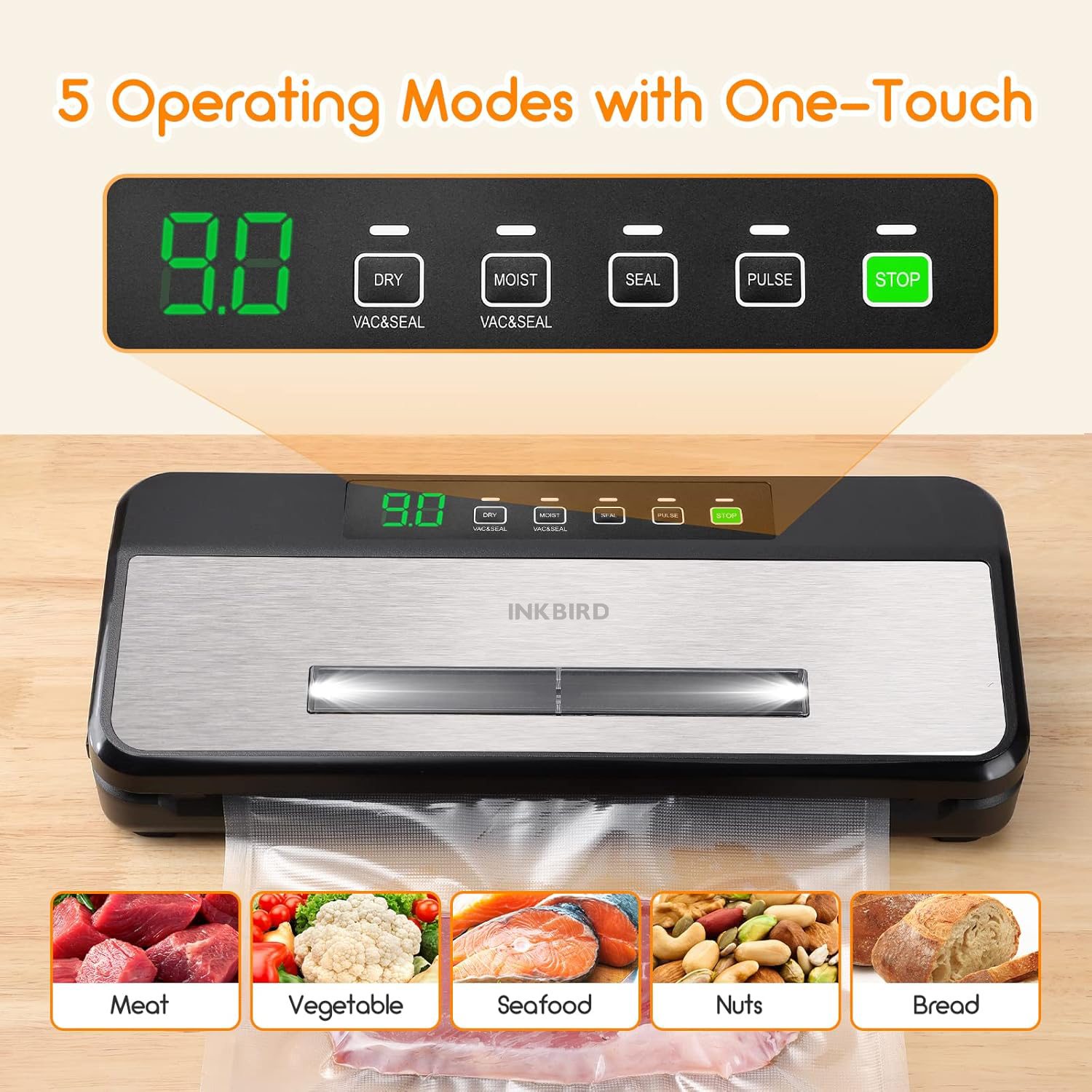 IKBIRD 3rd เครื่องซีลสูญญากาศ  - Food Storage Vacuum Sealer Machine บทวิจารณ์และราคา