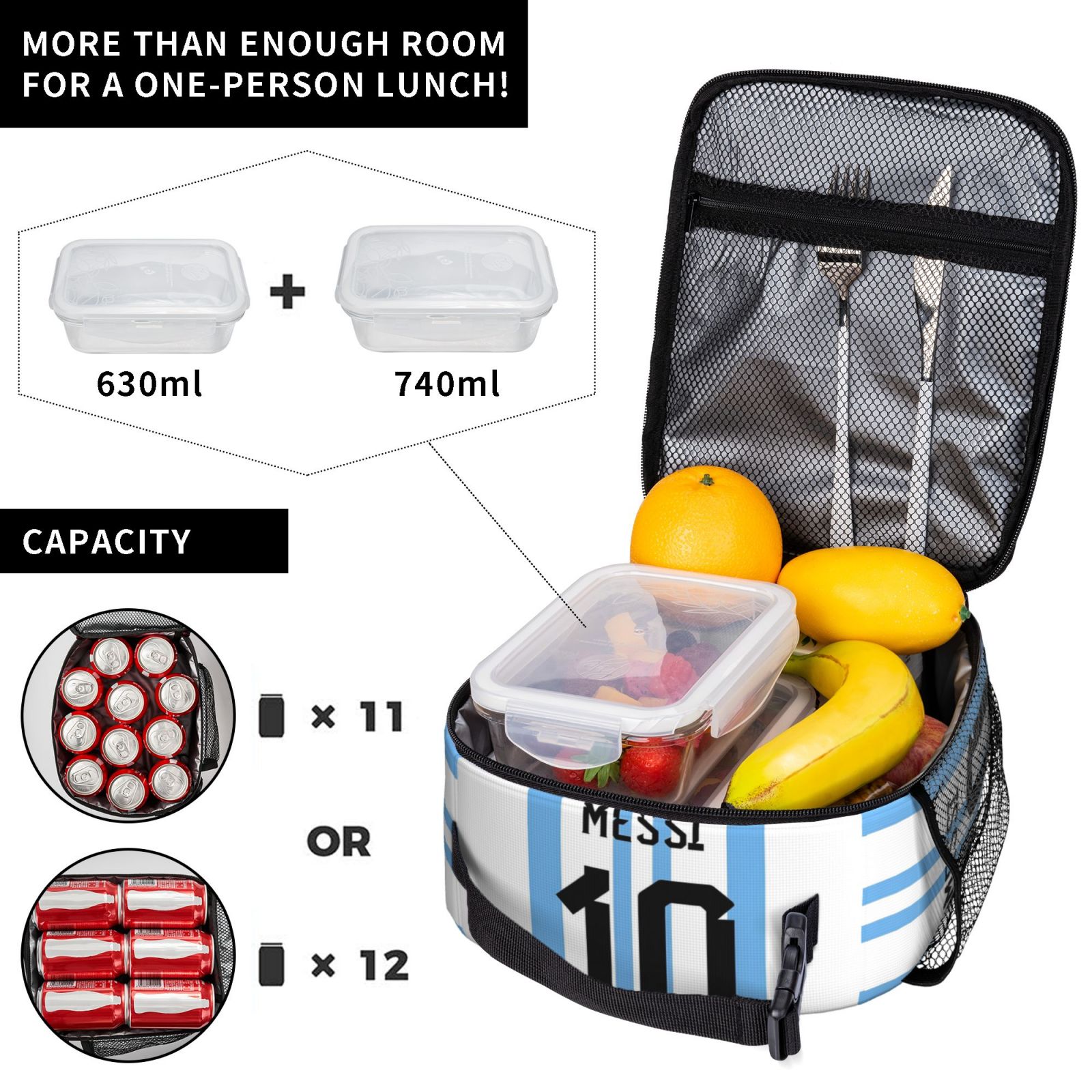 Custom Messis 10 ฟุตบอลฟุตบอล  - Food Storage Keep Warm บทวิจารณ์และราคา