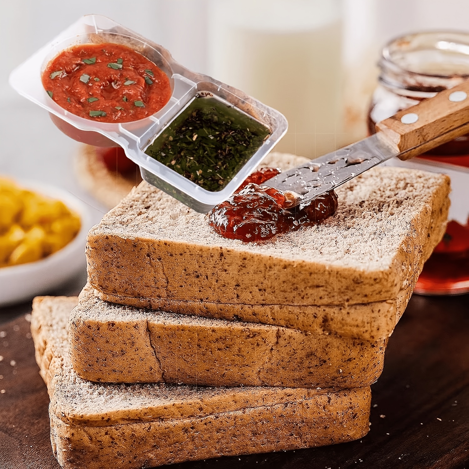 10 ชิ้น กล่องเก็บอาหารพร้อมฝาป - Food Storage Containers Plastic Box บทวิจารณ์และราคา