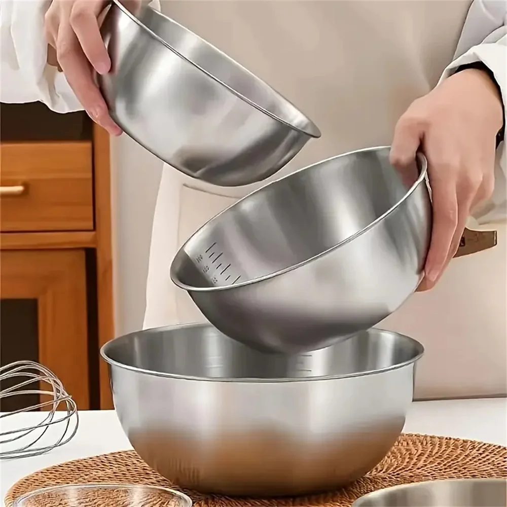ชุดชามสแตนเลส 1-3 ใบ พร้อมสเกล - Food Storage In Stainless Steel บทวิจารณ์และราคา