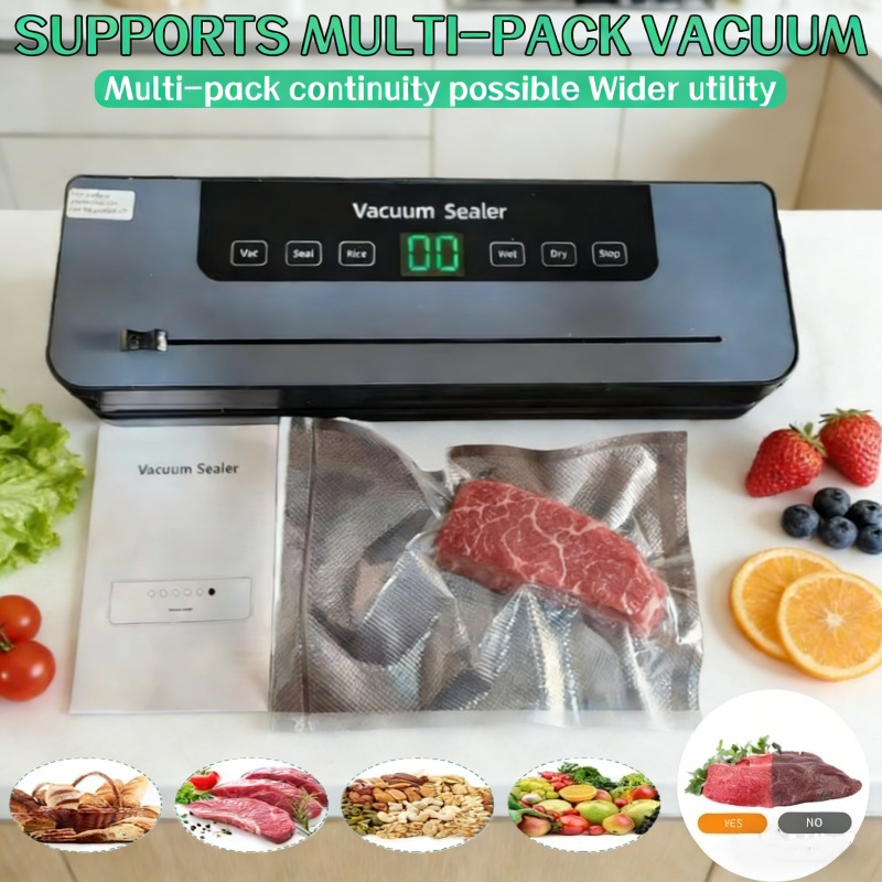 เครื่องซีลสูญญากาศไฟฟ้าอัตโนมั - Food Storage Vacuum Sealer Machine บทวิจารณ์และราคา