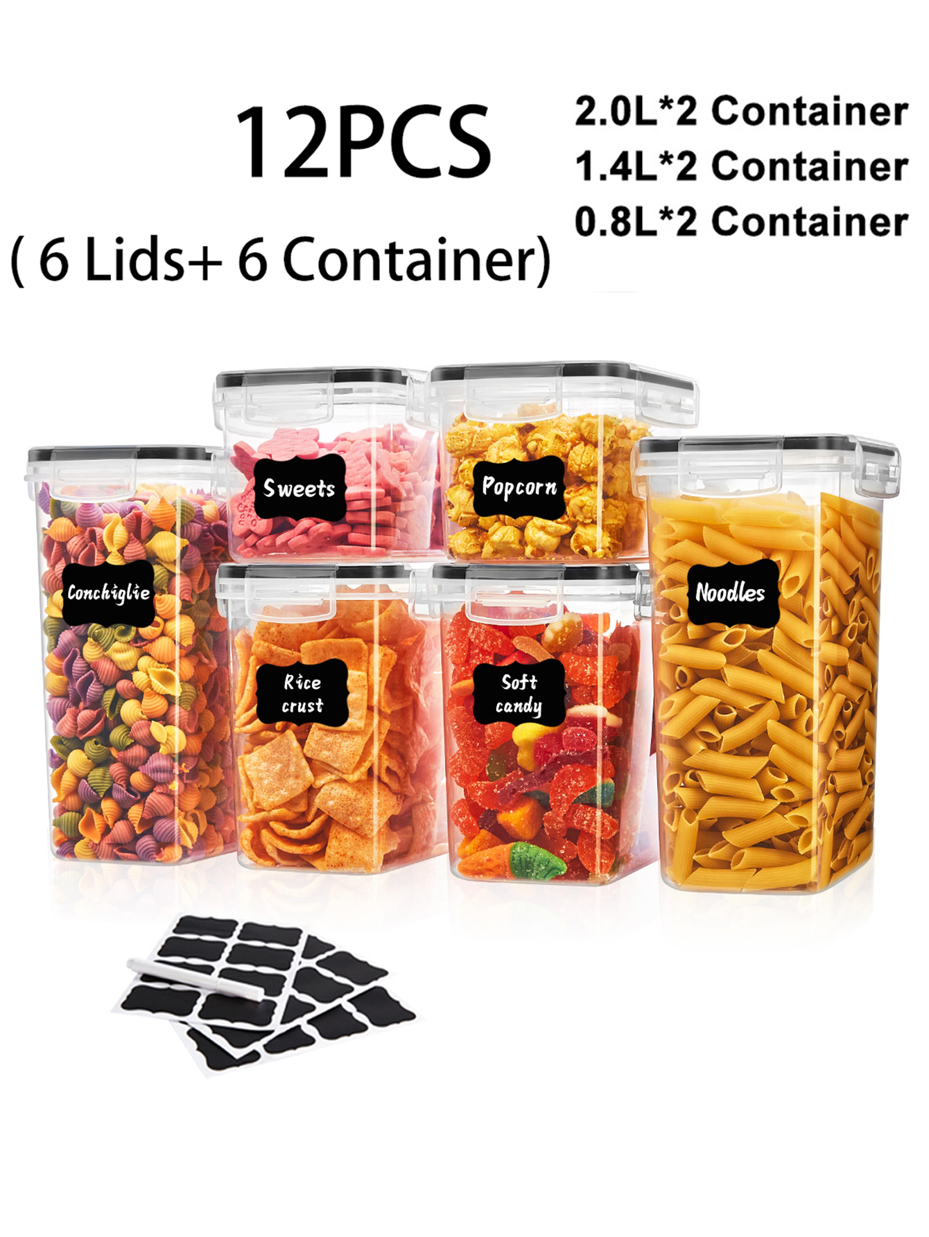 12 ชิ้น, ภาชนะเก็บอาหารสุญญากา - Food Storage Order บทวิจารณ์และราคา