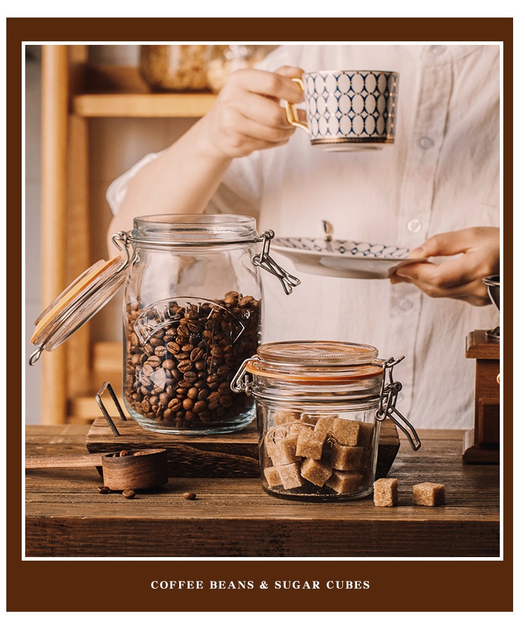 ขวดแก้วใสสำหรับเก็บอาหารในครัว - Food Storage Uk บทวิจารณ์และราคา