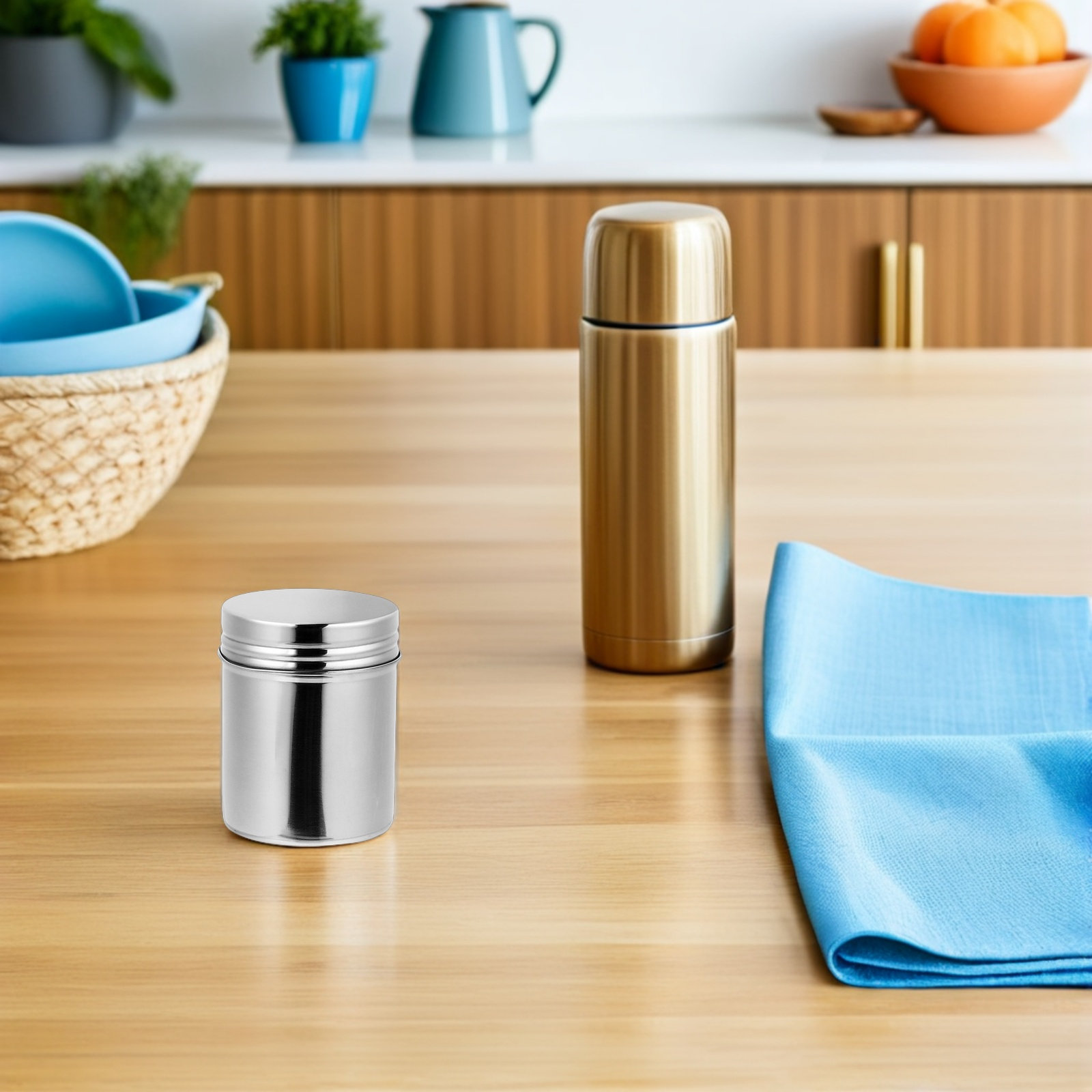 กระปุกสแตนเลส 2 ชิ้น 304 สำหรั - Food Storage In Stainless Steel บทวิจารณ์และราคา