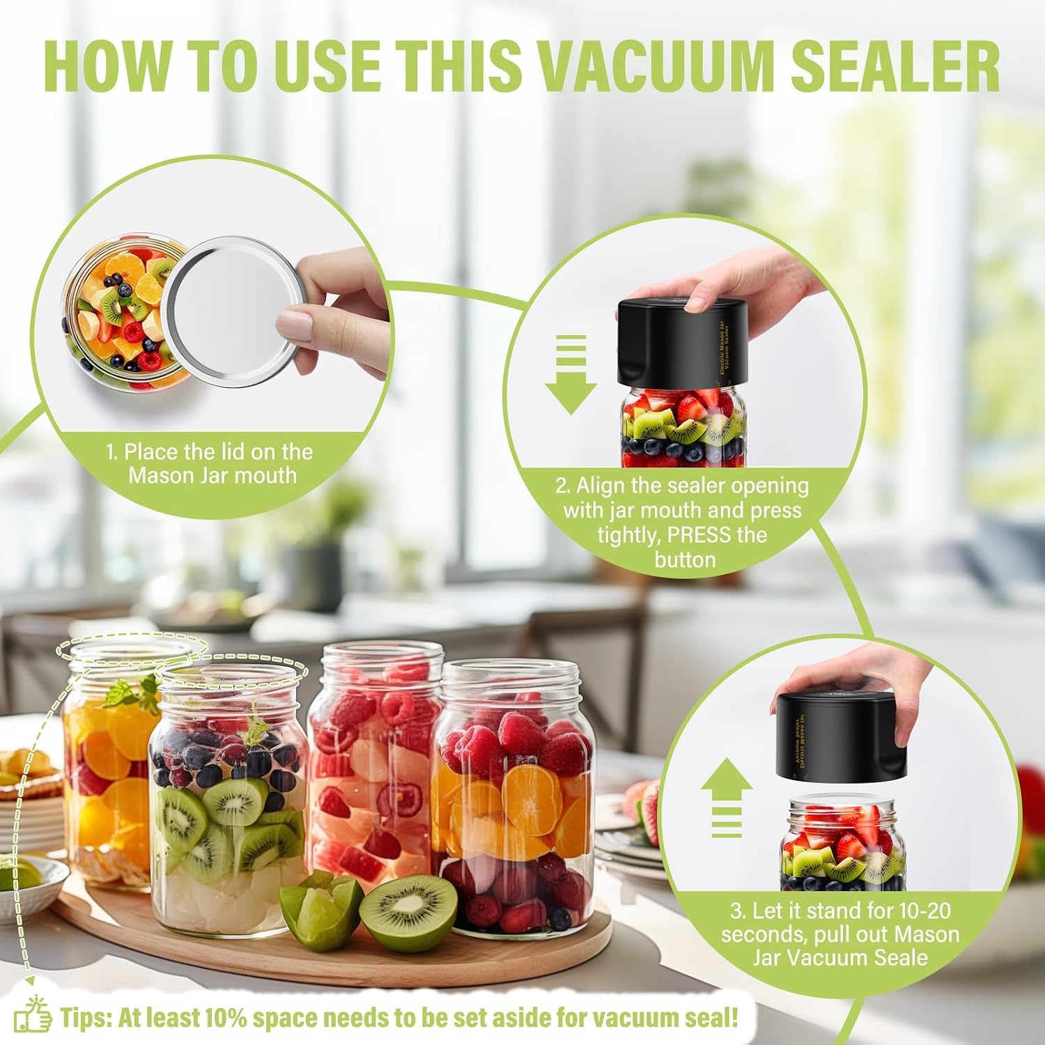 เครื่องซีลสูญญากาศไฟฟ้าสำหรับข - Food Storage Vacuum Sealer Machine บทวิจารณ์และราคา