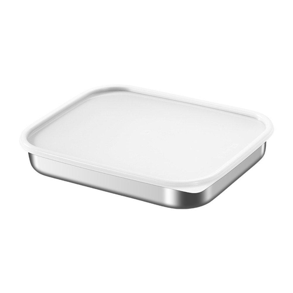 กล่องเก็บอาหารสแตนเลสพร้อมฝาซิ - Food Storage In Stainless Steel บทวิจารณ์และราคา