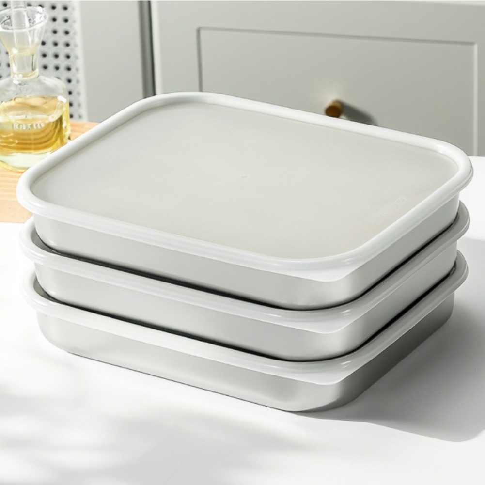 กล่องเก็บอาหารสแตนเลสพร้อมฝาซิ - Food Storage In Stainless Steel บทวิจารณ์และราคา