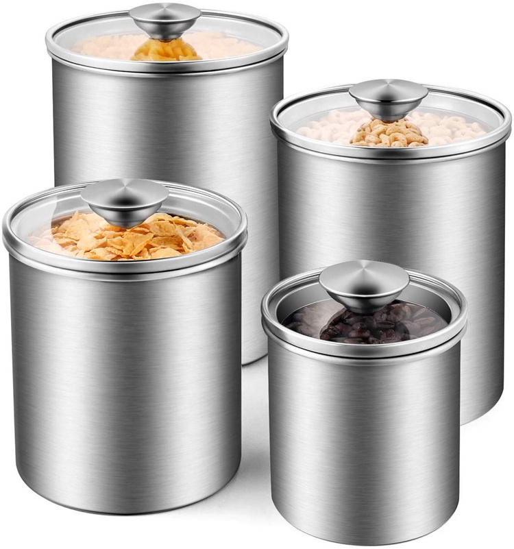 ชุดกระป๋องเก็บอาหารสแตนเลสสำหร - Food Storage In Stainless Steel บทวิจารณ์และราคา