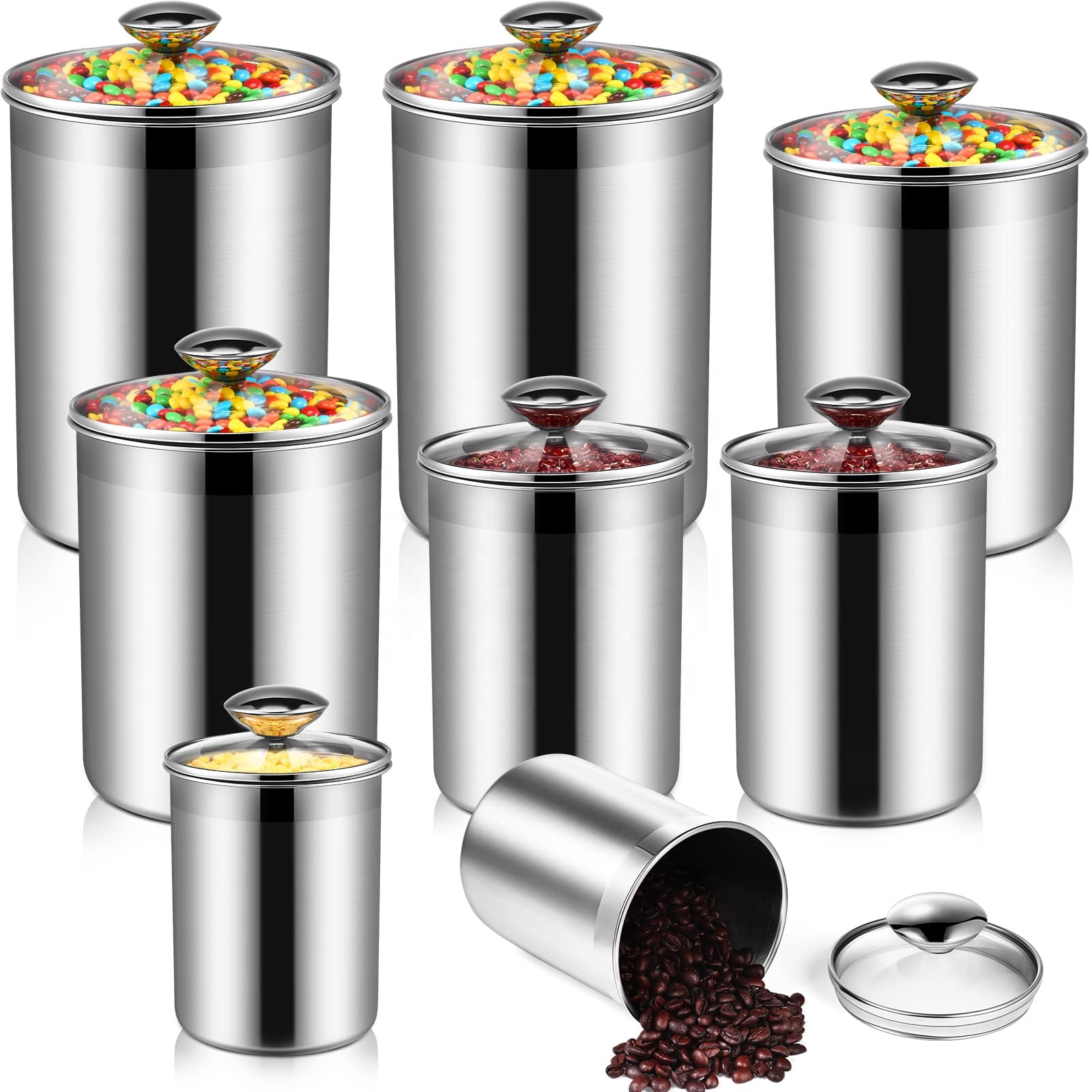 ชุดกระป๋องเก็บอาหารสแตนเลสสำหร - Food Storage In Stainless Steel บทวิจารณ์และราคา