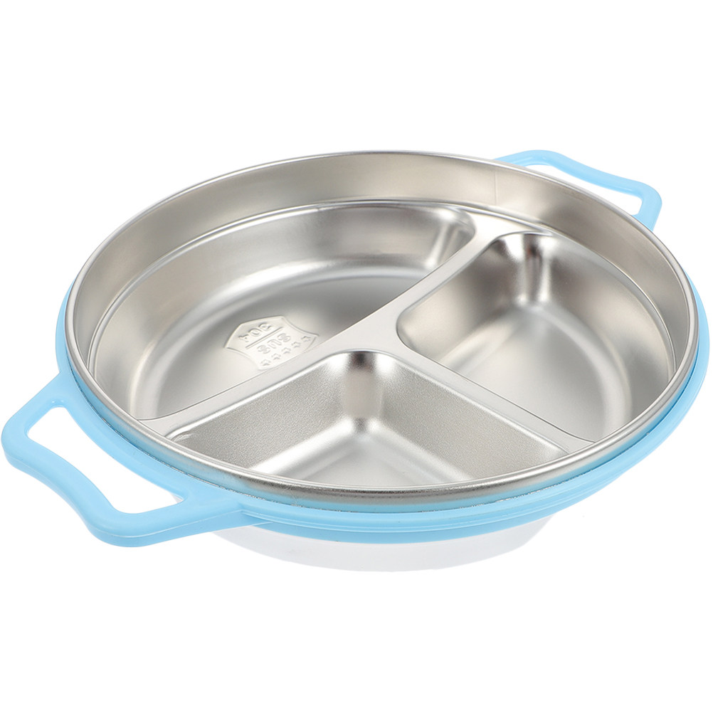 จานแบ่งช่องสแตนเลสสำหรับเด็ก   - Food Storage In Stainless Steel บทวิจารณ์และราคา