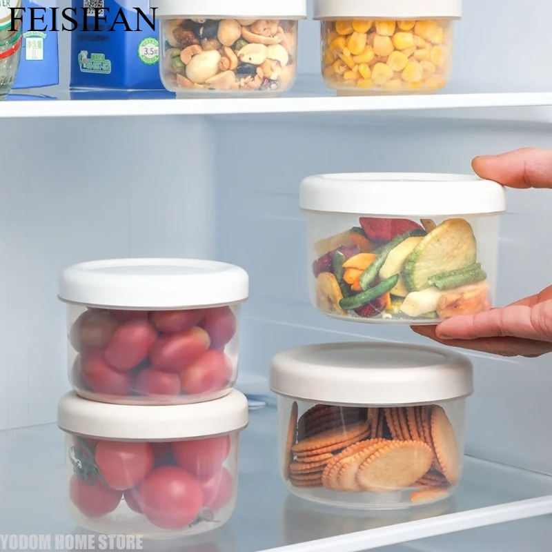 กล่องเก็บอาหารพลาสติกทรงกลมแบบ - Food Storage Containers Plastic Box บทวิจารณ์และราคา