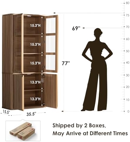 ตู้เก็บของสูง 77 นิ้ว พร้อมประ - Food Storage In Cabinets บทวิจารณ์และราคา