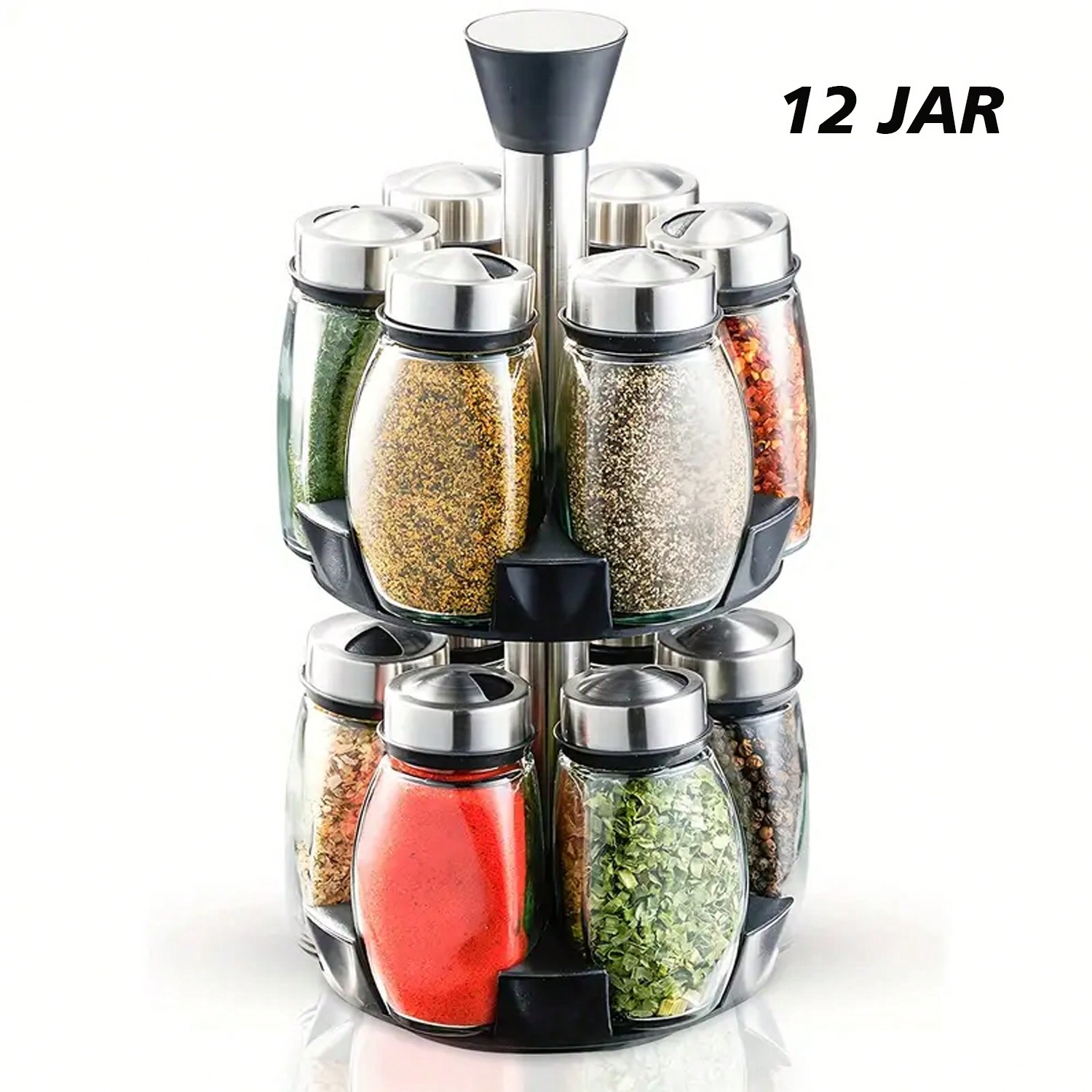 360 °   ชั้นวางเครื่องเทศแบบหม - Food Storage In Cabinets บทวิจารณ์และราคา