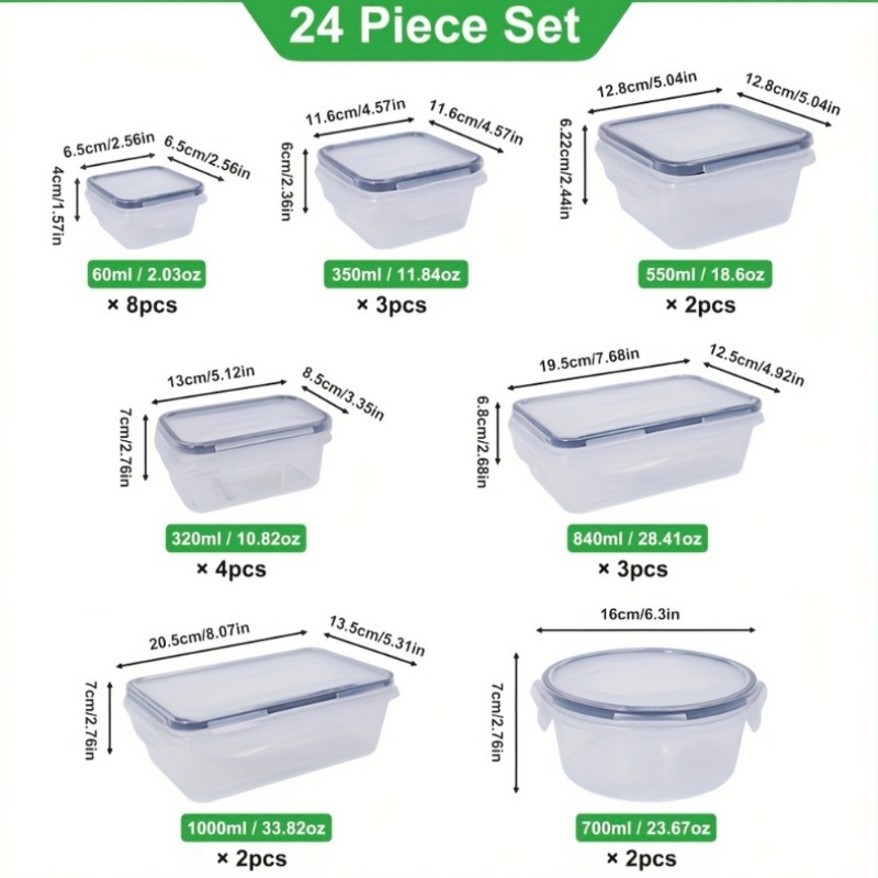 ชุดเก็บอาหารปลอดสาร BPA 48 ชิ้ - Food Storage Order บทวิจารณ์และราคา