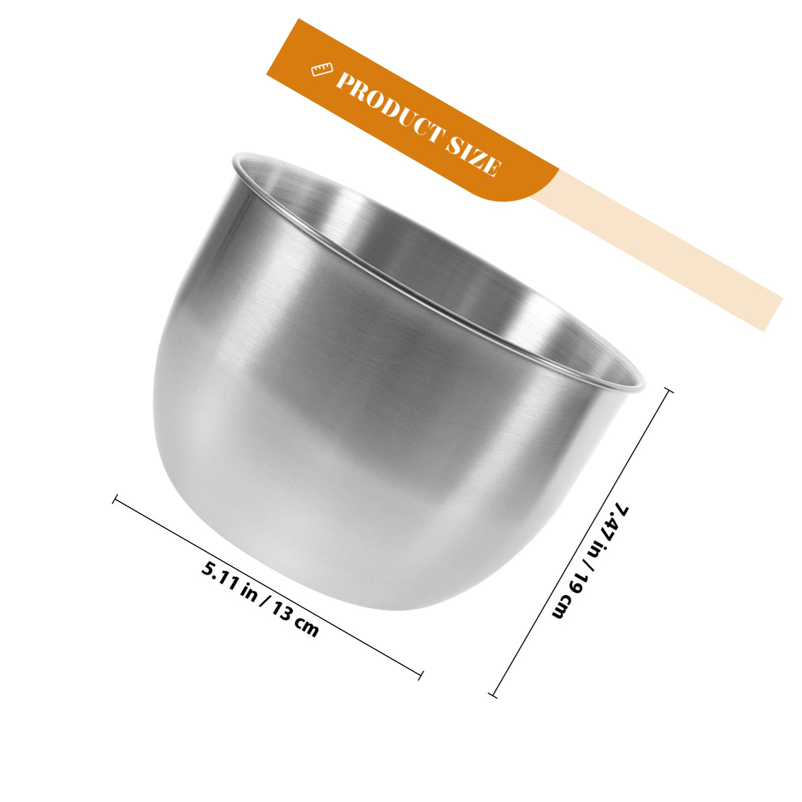 ชามผสมสแตนเลสหนา ชามโลหะหนาสำห - Food Storage In Stainless Steel บทวิจารณ์และราคา