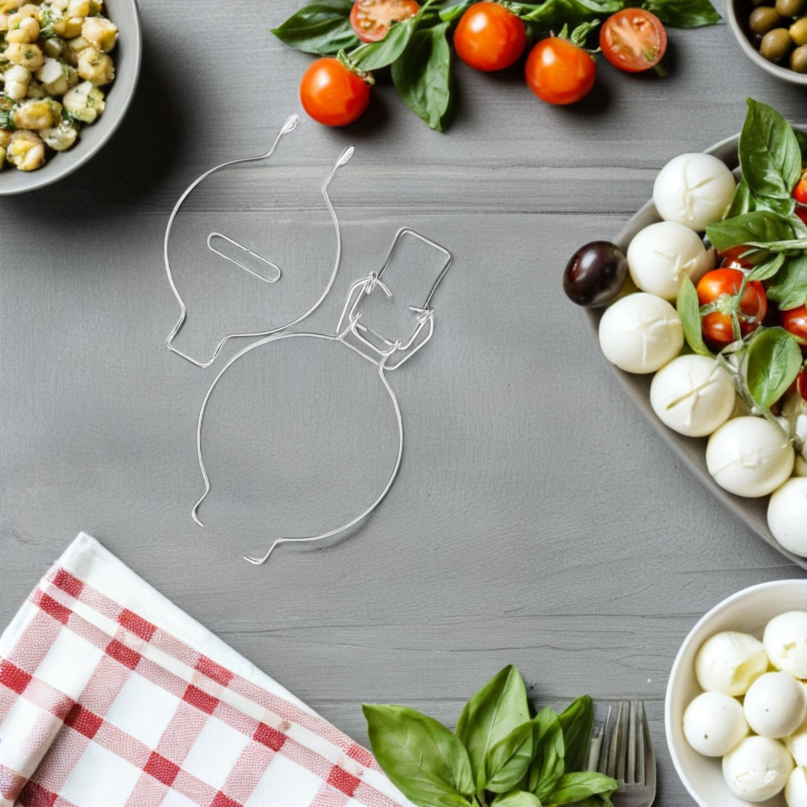 คลิปล็อคสายสแตนเลส 4 ชิ้น สำหร - Food Storage In Stainless Steel บทวิจารณ์และราคา