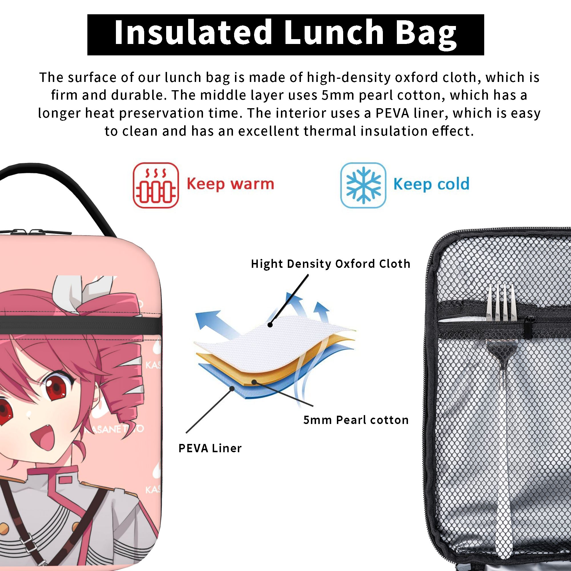 กระเป๋าใส่อาหารกลางวันแบบหุ้มฉ - Food Storage Keep Warm บทวิจารณ์และราคา