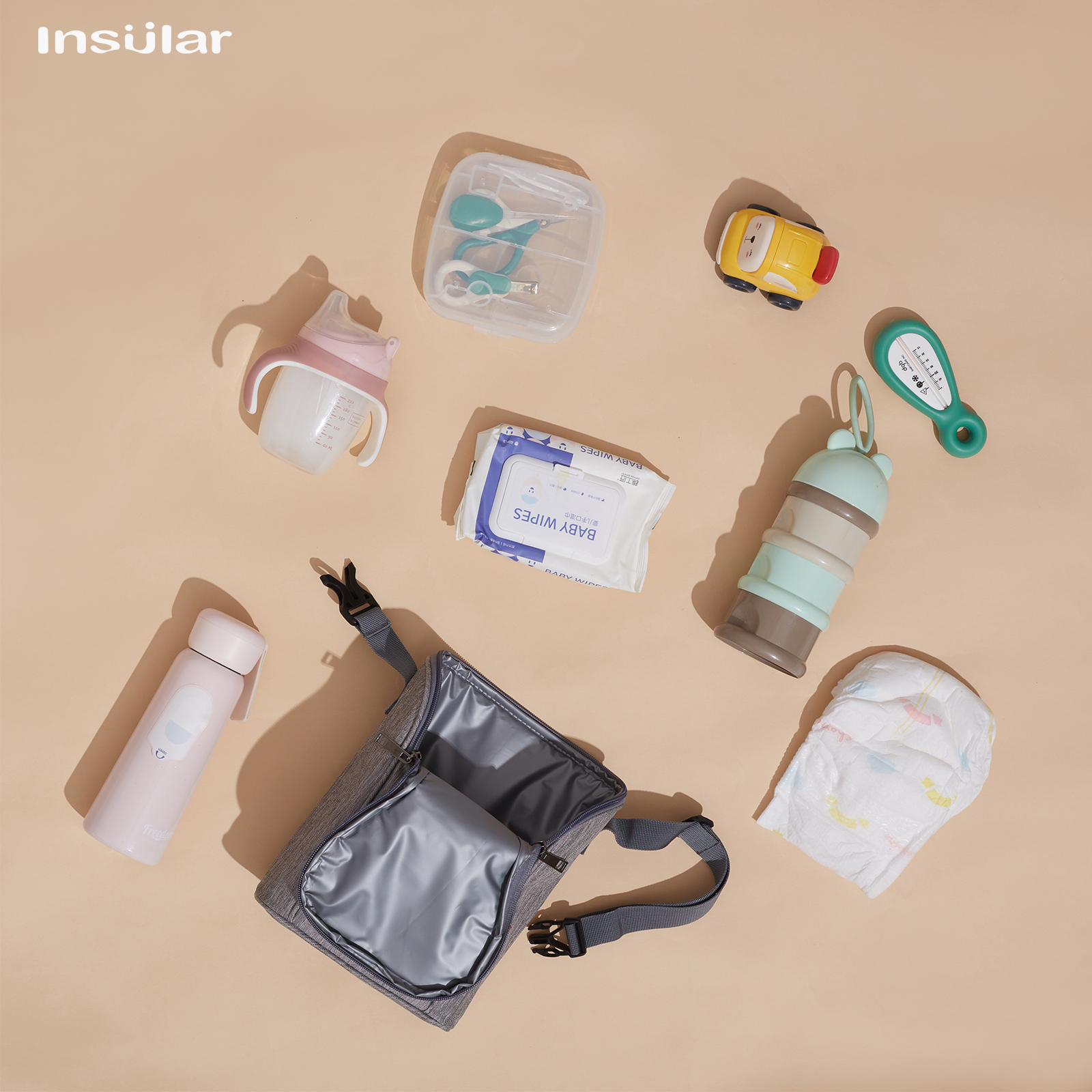 Insular แบบพกพาเด็กนมขวดอุ่นขว - Food Storage Keep Warm บทวิจารณ์และราคา